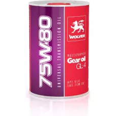 Масло трансмиссионное WOLVER MULTIPURPOSE GEAR OIL 75W-80 GL-4 1л 4260360944727