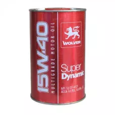 Автомобільна моторна олива WOLVER Super Dynamic 15W-40 1л