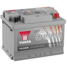 Автомобільний акумулятор YUASA SILVER 6СТ-60Ah АзЕ 620A (EN) YBX5075