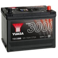 Автомобильный аккумулятор YUASA SMF Japan 6СТ-70Ah АзЕ ASIA 570A (EN) YBX3068