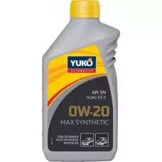 Автомобільна моторна олива YUKO MAX SYNTHETIC 0W-20 1л 4823110400913