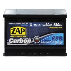 Автомобільний акумулятор ZAP Carbon EFB (LB2) 60Аh 560А R+ (h=175) 560 08z