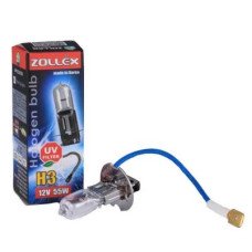 Автолампа Zollex Галоген УФ-фільтр 9224 (PK22s, H3, 2800K, 12V, 55W)