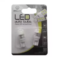 Автолампа Zollex LED T1101 1шт. (T10, white, 12V, 1W HPx1)