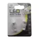Автолампа Zollex LED T1101 1шт. (T10, white, 12V, 1W HPx1)