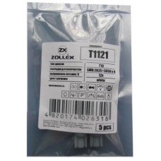 Автолампа Zollex LED T1121 1шт. (T10, white, 12V, SMD 2835+5050x6)