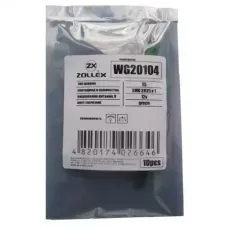 Автолампа Zollex LED WG20104 1шт. (T5, green, 12V, SMD 2835x1)