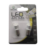 Автолампа Zollex LED 9S1102 1шт. (BA9S, white, 12V, 1W HPx1)