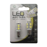 Автолампа Zollex LED S1115 1шт. (BA9S, білий, 12V, SMD 5050x9)