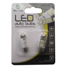 Автолампа Zollex LED V2209 1шт. (Фестони / 31мм, білий, 12V, SMD 5050x2)