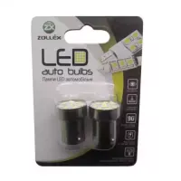 Автолампа Zollex LED S0805 1шт. (G18.5/BA15S, white, 12V, SMD 2835x8)