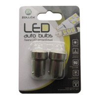 Автолампа Zollex LED S0815 1шт. (G18.5/BA15S, white, 12V, SMD 5050x4)