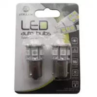 Автолампа Zollex LED S090925 1шт. (S25 / BAU15S, бурштинова, 12V, SMD 5050x20)