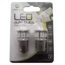 Автолампа Zollex LED S090925 1шт. (S25 / BAU15S, бурштинова, 12V, SMD 5050x20)