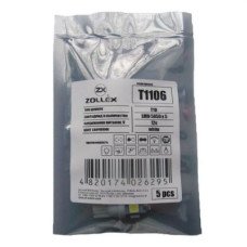 Автолампа Zollex LED T1106 1шт. (T10, white, 12V, SMD 5050x5)