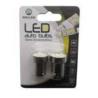 Автолампа Zollex LED S080524 1шт. (G18.5 / BA15S, білий, 24В, SMD 2835x8)