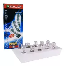 Автолампа Zollex 9024 (W2.1x9.5d, W5W, 12V, 5W)
