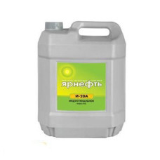 Индустриальное масло Ярнефть И20А 10л