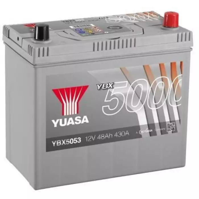 Автомобильный аккумулятор YUASA SILVER Japan 6СТ-48Ah АзЕ ASIA 430A (EN) YBX5053