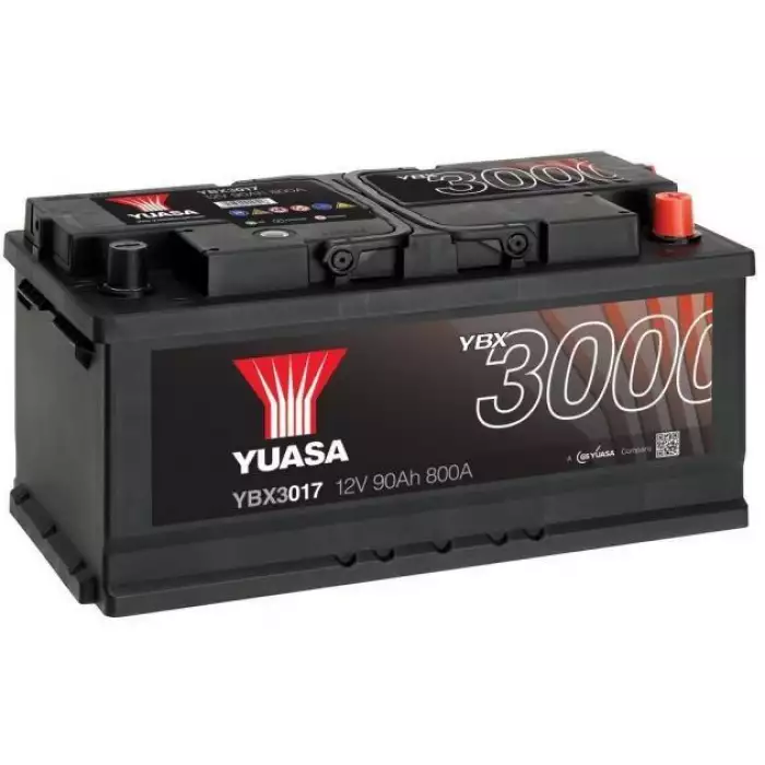 Автомобильный аккумулятор YUASA SMF 6СТ-90Ah АзЕ 740A (EN) YBX3017