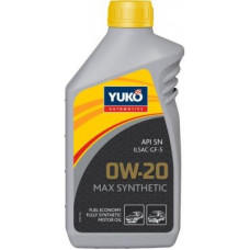 Автомобільна моторна олива YUKO MAX SYNTHETIC 0W-20 1л 4823110400913