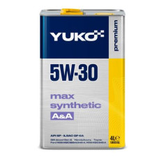 Автомобільна моторна олива YUKO MAX SYNTHETIC A/A 5W-30 4л 4823110401521