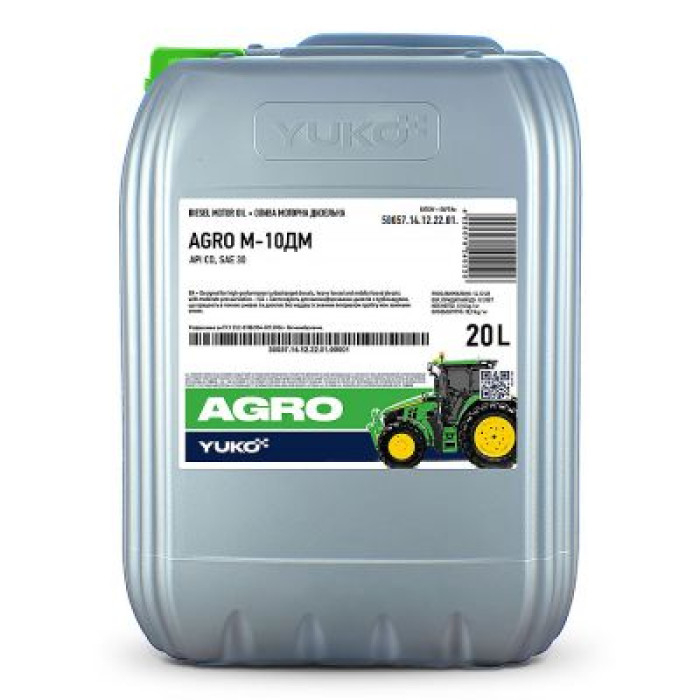 Моторное масло YUKO AGRO М-10ДМ 20л