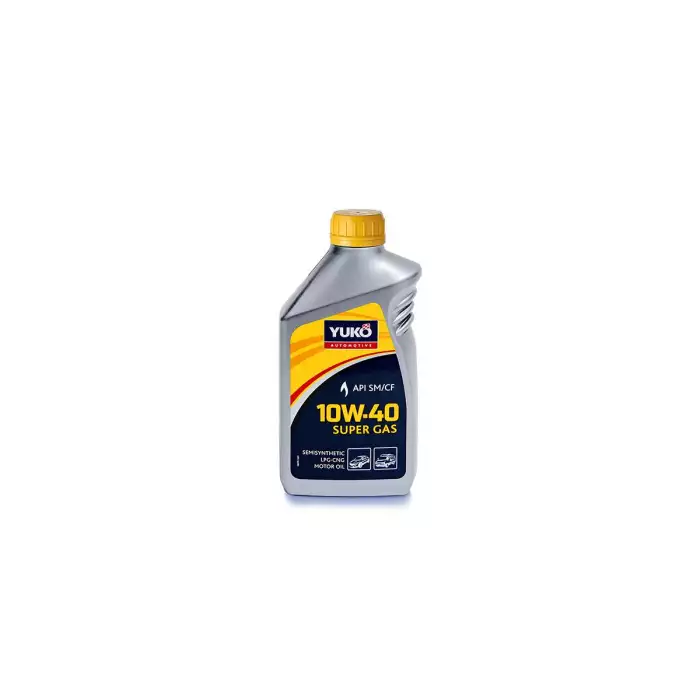 Автомобільна моторна олива YUKO SUPER GAS 10W-40 1л