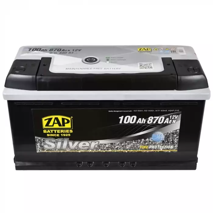 Автомобільний акумулятор ZAP Silver (L5) 100Ah 870A R+ 600 83z