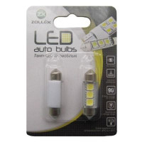 Автолампа Zollex LED V2219 1шт. (Фестони / 36мм, білий, 12V, SMD 5050x3)