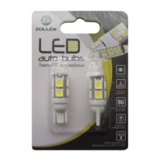 Автолампа Zollex LED T1122 1шт. (Т10, білий, 12V, SMD 2835 + 5050x12)