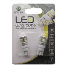 Автолампа Zollex LED T1178 1шт. (T10, white, 12V, SMD 3014x12)