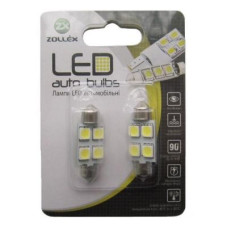Автолампа Zollex LED V220324 1шт. (Фестони / 36мм, білий, 24В, SMD 5050x4)