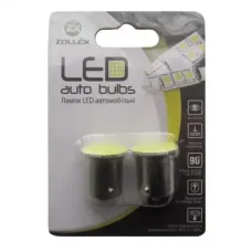 Автолампа Zollex LED S0811 1шт. (S25/BA15S, white, 12V, COBx1)