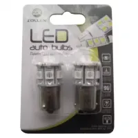 Автолампа Zollex LED S090925 1шт. (S25 / BAU15S, бурштинова, 12V, SMD 5050x20)