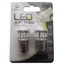 Автолампа Zollex LED S090925 1шт. (S25/BAU15S, amber, 12V, SMD 5050x20)