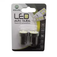 Автолампа Zollex LED S080524 1шт. (G18.5 / BA15S, білий, 24В, SMD 2835x8)