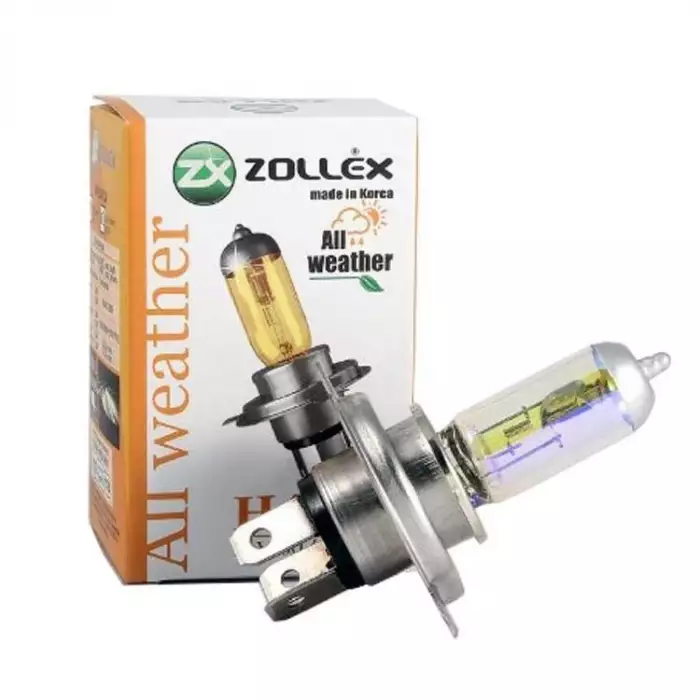 Автолампа Zollex Всепогодній 61024 (P43T, H4, 3250K, 12V, 60 / 55W)