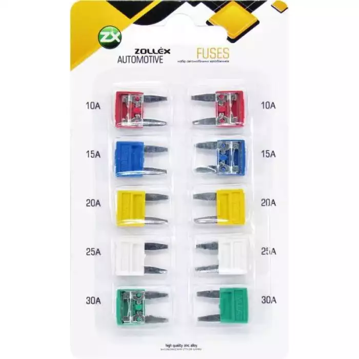 Запобіжник Zollex 5А 7.5а 10А 15А 20А 25А 30А Asian 12004